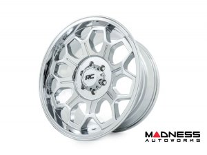 Custom Wheel 77 Series Wheel - One-Piece - Chrome| 20x9 | 6x5.5 | +18mm - Rough Country Custom Wheel 77 Series Wheel - One-Piece - Chrome| 20x9 | 6x5.5 | +18mm - Rough Country